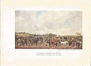 Bild des Verkufers fr LAMINA 25488: La feria de caballos de Lincoln, por Turner zum Verkauf von EL BOLETIN