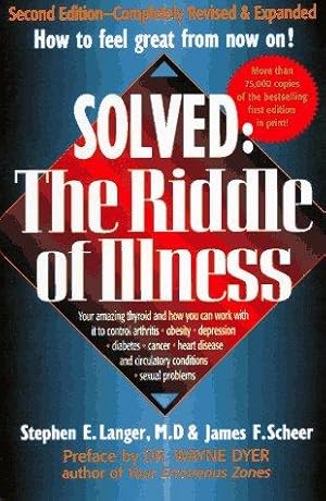 Seller image for SOLVED: THE RIDDLE OF ILLNESS for sale by WeBuyBooks
