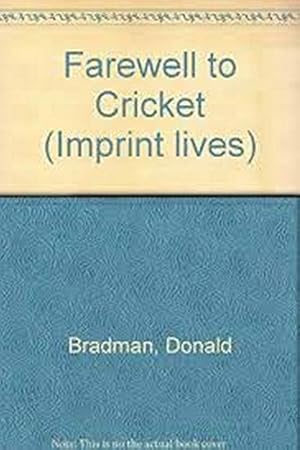 Immagine del venditore per Farewell to Cricket venduto da WeBuyBooks