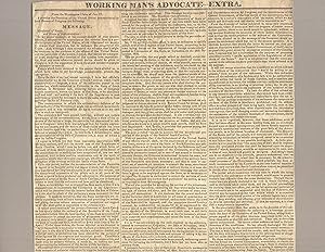 Working Man's Advocate - Extra. [From the Washington Globe of Jan. 17. Yesterday the President of...
