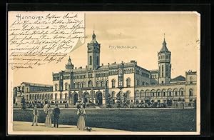 Seller image for Lithographie Hannover, Blick auf das Polytechnikum for sale by Bartko-Reher