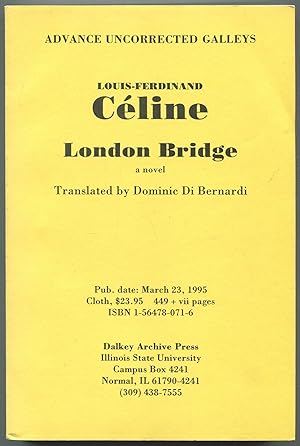 Seller image for London Bridge Guignol's Band II for sale by Between the Covers-Rare Books, Inc. ABAA