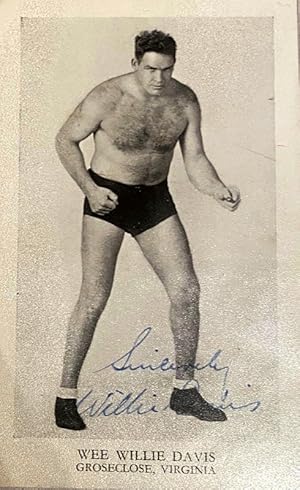 Signed photograph, American boxer