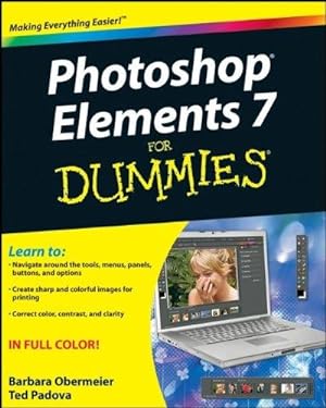 Imagen del vendedor de Photoshop Elements 7 For Dummies a la venta por WeBuyBooks