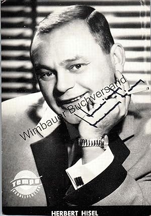 Bild des Verkufers fr Original Autogramm Herbert Hisel (1927-1982) /// Autograph signiert signed signee zum Verkauf von Antiquariat im Kaiserviertel | Wimbauer Buchversand