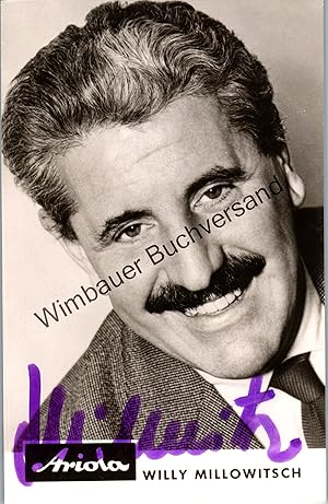 Seller image for Original Autogramm Willy Millowitsch (1909-1999) /// Autogramm Autograph signiert signed signee for sale by Antiquariat im Kaiserviertel | Wimbauer Buchversand