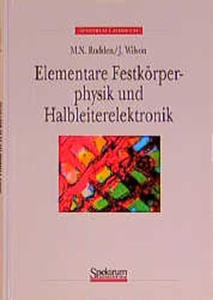 Imagen del vendedor de Elementare Festkrperphysik und Halbleiterelektronik a la venta por Studibuch