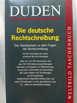 Seller image for Die deutsche Rechtschreibung for sale by Versandantiquariat Jena