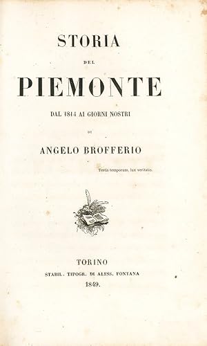 Storia del Piemonte dal 1814 ai giorni nostri