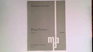 Seller image for Deux Poemes Opus 32 for Piano Solo. for sale by Goldstone Rare Books