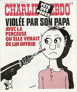 "CHARLIE HEBDO N°396 du 15/6/1978" WOLINSKI : FÊTE DES PÈRES / REISER : CORSICA ELECTRICA