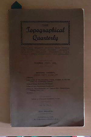 Image du vendeur pour The Topographical Quarterly Vol II no. 3 Summer May 1934 Notes and Queries dealing with British and American Local History, Antiquity, Genealogy, Folk-Lore, Traditions, Place-Names, Family Associations and Biography- mis en vente par Scarthin Books ABA, ILAB.