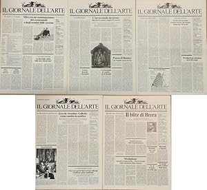 Il Giornale dell'Arte. Anno II: nn 8, 9, 13, 14, 15