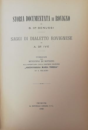 STORIA DOCUMENTATA DI ROVIGNO