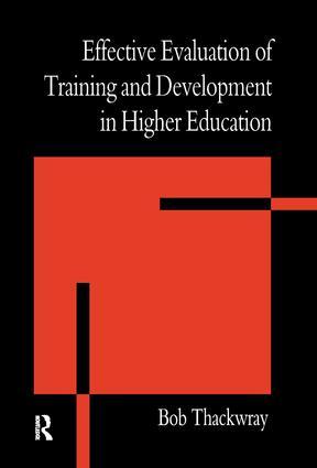Seller image for The Effective Evaluation of Training and Development in Higher Education for sale by moluna
