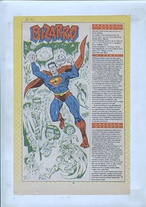 Seller image for Ficha personaje DC Comics numero 241: Bizarro + Big Sir for sale by EL BOLETIN