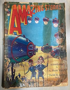 Imagen del vendedor de Amazing Stories January 1930 Vol. 4 No. 10 a la venta por biblioboy