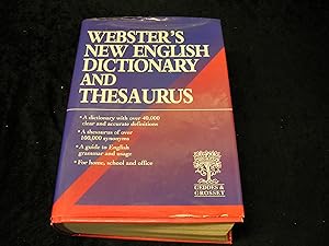 Imagen del vendedor de Webster's New English Dictionary and Thesaurus a la venta por Yare Books