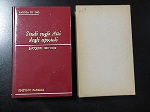 Dupont Jacques. Studi sugli Atti degli Apostoli. Edizioni Paoline 1973. Con cofanetto.