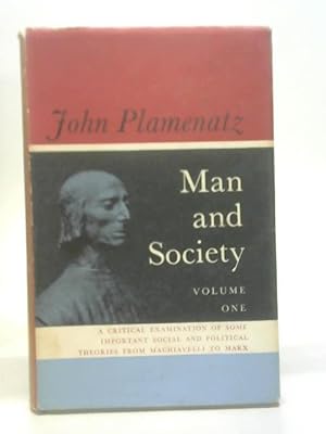 Bild des Verkufers fr Man and Society Vol One zum Verkauf von World of Rare Books