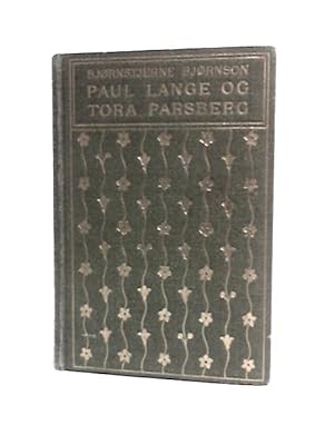Bild des Verkufers fr Paul Lange Og Tora Parsberg zum Verkauf von World of Rare Books