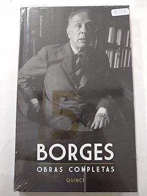 Imagen del vendedor de Borges Obras completas 15. Biblioteca personal, prologos a la venta por Libros nicos