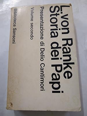 Seller image for L. Von Ranke Storia dei Papi for sale by Libros únicos