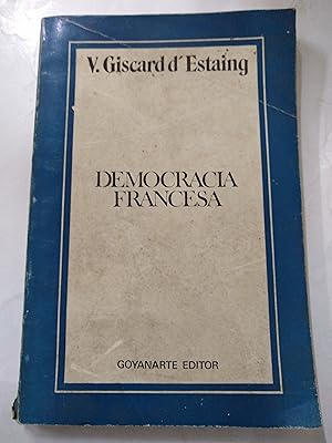 Seller image for Democracia francesa for sale by Libros nicos