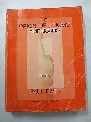 Seller image for Le origini dell uomo americano for sale by Libros nicos