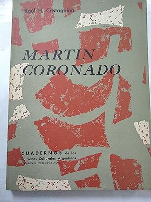 Imagen del vendedor de Martin Coronado a la venta por Libros nicos