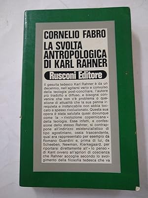 Immagine del venditore per La Svolta antropologica Di Karl Rahner venduto da Libros nicos