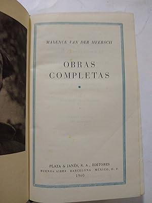 Imagen del vendedor de Obras completas. I a la venta por Libros nicos