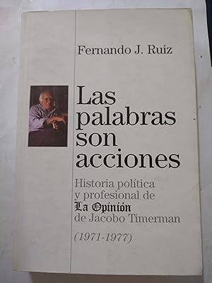 Seller image for Las palabras son acciones for sale by Libros nicos