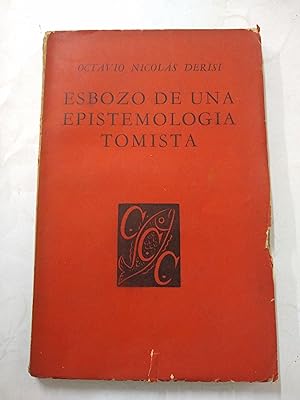 Seller image for Esbozo de una epistemologia tomista for sale by Libros nicos