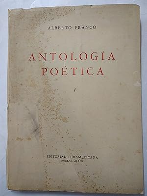 Bild des Verkufers fr Antologia Poetica zum Verkauf von Libros nicos