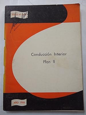 Imagen del vendedor de Conduccion interior Plan II, Ao 1966 a la venta por Libros nicos