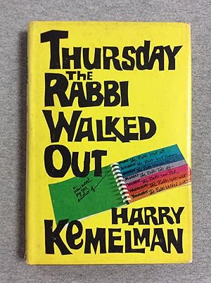 Image du vendeur pour Thursday The Rabbi Walked Out mis en vente par Book Nook