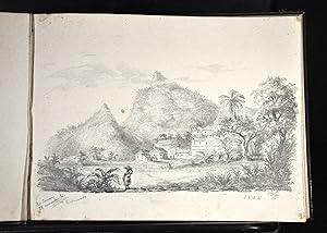 Albums de dessins originaux, carnets de voyages dun officier de marine entre 1861 et 1867 : Rio ...