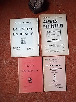 Seller image for Eloge des Bolcheviks / Bolchevisme et Socialisme / La famine en Russie / Aprs Munich for sale by Librairie de la Garenne