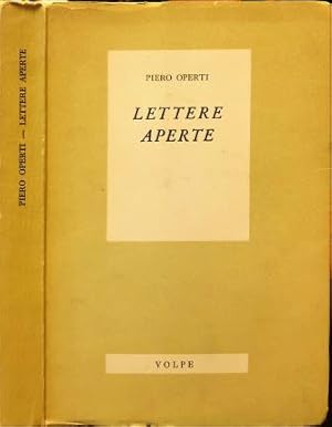 Seller image for Lettere aperte. for sale by Libreria La Fenice di Pietro Freggio