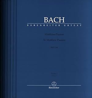 Matthäus-Passion. BWV 244 = St. Matthew passion. Urtext der Neuen Bach-Ausgabe. 7 Hefte.