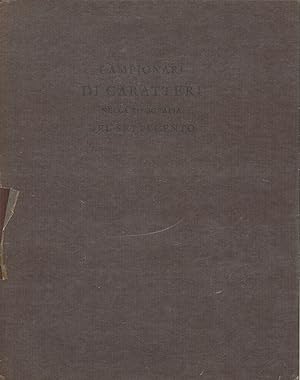 Seller image for Campionari di Caratteri nella Tipografia del Settecento for sale by Di Mano in Mano Soc. Coop