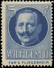 Bild des Verkufers fr Reklamemarke Kaiser Wilhelm II zum Verkauf von Veikkos