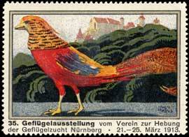 Imagen del vendedor de Reklamemarke 35. Geflügelausstellung a la venta por Veikkos