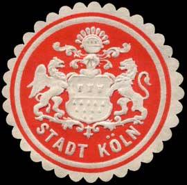 Seller image for Siegelmarke Stadt K ln for sale by Veikkos