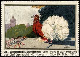 Immagine del venditore per Reklamemarke 35. Geflügelausstellung venduto da Veikkos