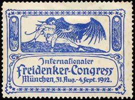 Seller image for Reklamemarke Internationaler Freidenker - Congress for sale by Veikkos