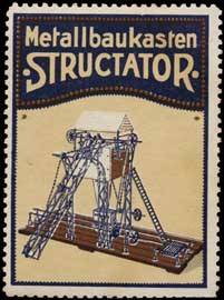 Seller image for Reklamemarke Metallbaukasten Structator for sale by Veikkos