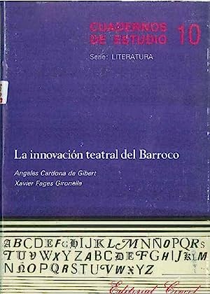 Immagine del venditore per La Innovacin Teatral Del Barroco venduto da lisarama