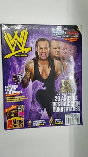 Imagen del vendedor de Revista lucha libre: WWE Magazine ao III num 33, noviembre 2010 (NO INCLUYE EL POSTER). Celebrando 20 aos de destruccion con Undertaker a la venta por El Boletin